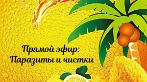 Прямой эфир:  Паразиты и чистки