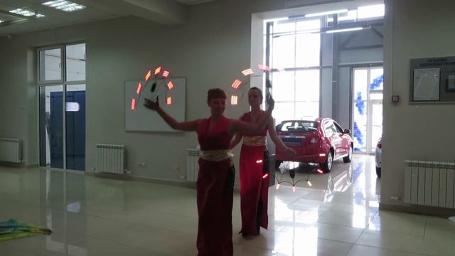 Открытие автосалона Haima в Орле - Неоновое шоу 2013 смотреть онлайн