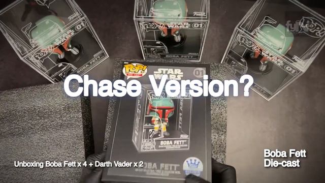 Unbox Funko Pop Die-cast Ep 03 Star Wars Boba Fett & Darth Vader | Star Wars Chase (ASMR No Talking смотреть онлайн