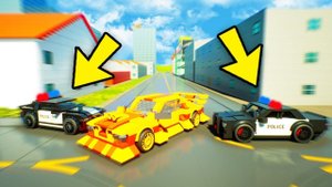 ПОЛИЦЕЙСКАЯ ДРИФТ ПОГОНЯ В ЛЕГО СИТИ! САМАЯ СМЕШНАЯ ПОЛИЦЕЙСКАЯ ЛЕГО ПОГОНЯ В БРИК РИГС (Brick Rigs)