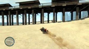 ГТА 4. Мотоцикл. Приколы. Прыжки. Падения.