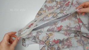 Не обязательно уметь шить очень простой крой и пошив блузки.