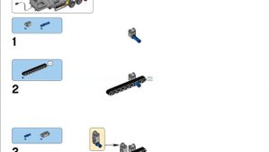 LEGO 42043 Mercedes Benz Articuled Construction Truck Instructions B Model LEGO TECHNIC 2015