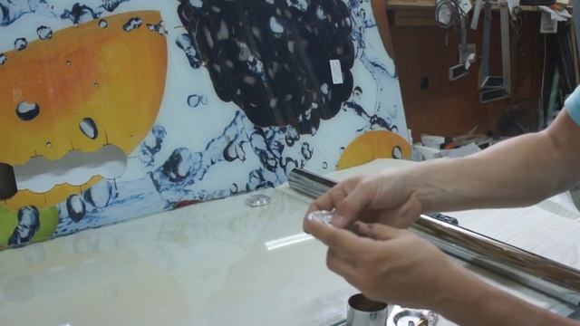 Как СДЕЛАТЬ И ЗАКРЕПИТЬ опоры для стеклянного столика.