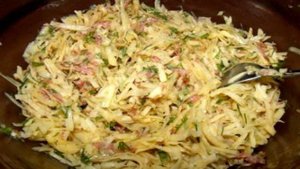 Драники с колбасой