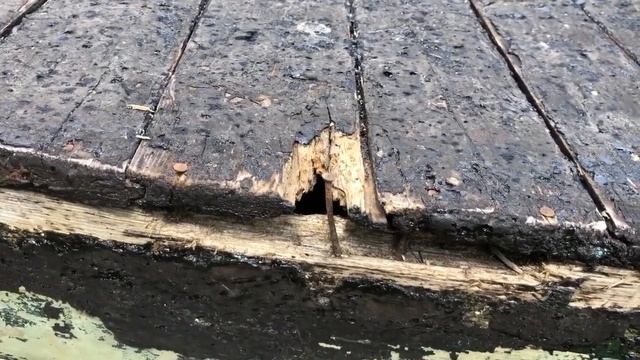 Ремонт деревянной лодки - плоскодонки