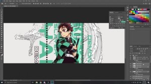 PS Tutorial: Creating Anime Typography Twitter Banner