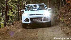 Тест драйв Ford Kuga 2014 на бездорожье