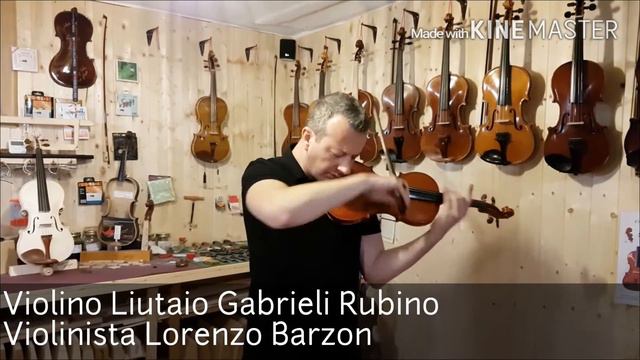Prova suono violino 5 (Liutaio Gabrieli Rubino) violin maker stradivari смотреть онлайн