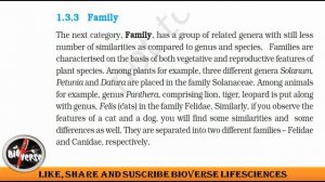 Taxonomic Hierarchy | Species | Genus | Family | Order