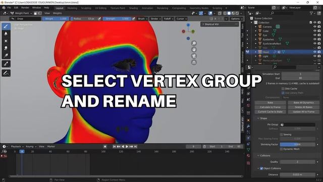 soft body deformation with cloth sim | Blender Tutorial 3.3 LTS смотреть онлайн