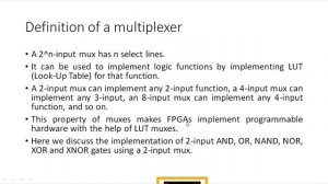 L22  , M2   Analysis & Design of combi Logic - Design using PTL & Realization of logics using MUX