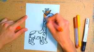 КАК НАРИСОВАТЬ ЖИРАФА? РИСУЕМ ВМЕСТЕ!