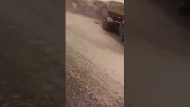 Трасса Караганда-Темиртау  17.03.16 смотреть онлайн