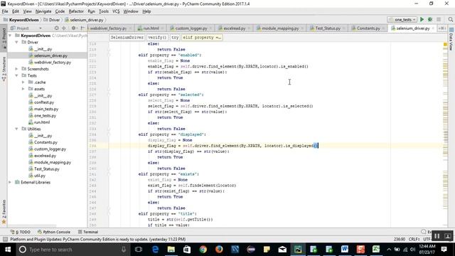 Python Selenium Framework - Session 2