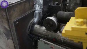 Процесс массового производства деталей поршня. Ковка коленчатых валов на 6000-тонном прессе в Японии