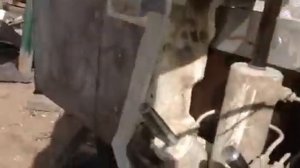 Подъёмник лодочного мотора из старой станины