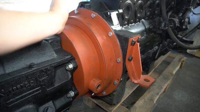 Установка дизельного двигателя MAN D 0826 на ЗИЛ 130 131 переходной кожух 0955004419 смотреть онлайн