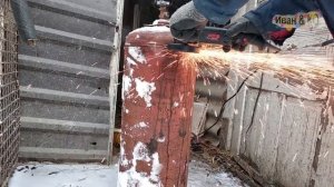 Как разрезать газовый баллон что бы не рванул? Или ...