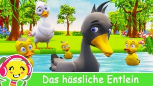 Das hässliche Entlein  Gute nacht geschichte für kinder - KinderliederTV