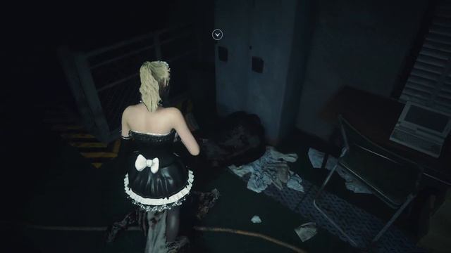 RESIDENT EVIL 2 REMAKE, CLAIRE MAID OUTFIT MOD!