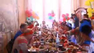 День рождения в русском народном стиле