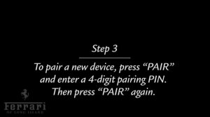 Ferrari LI HOW TO: Ferrari FF Bluetooth Functions