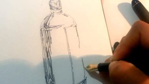 Рисование перьевой ручкой Platinum Century