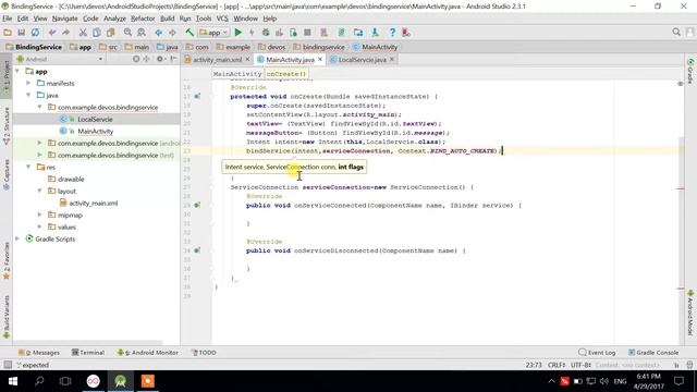 الدرس 39 : سلسلة تعلم | برمجة الاندرويد | Binding Service смотреть онлайн