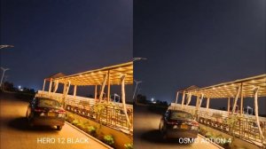 The New GoPro Hero 12 BLACK VS DJI OSMO ACTION 4 | NIGHT MODE | Camera Test