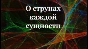 О струнах каждой сущности, 38 #Сорадение #ВиО #Струны
