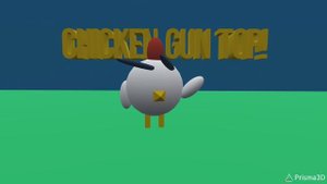 Моя первая 3д анимация по Чикен ган | Chicken gun 3D animation