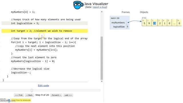 Remove Array Element in Java смотреть онлайн