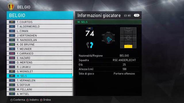Pes 18 Belgio Face смотреть онлайн