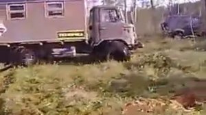 Газ 66 по болоту