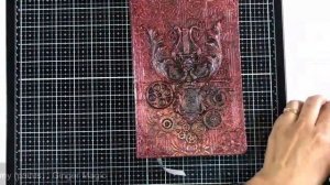 Mixed Media Art Journal Cover Step By Step Tutorial..