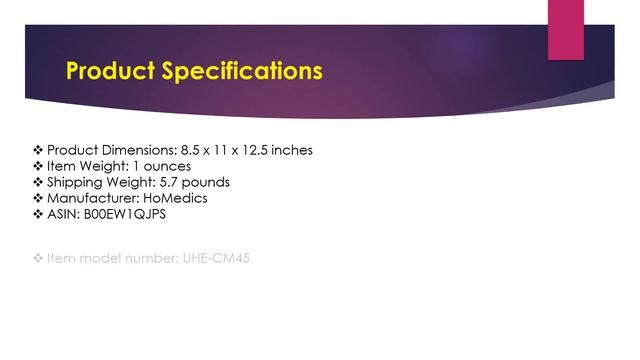 HoMedics UHE-CM45 Cool Mist Ultrasonic Humidifier Review смотреть онлайн