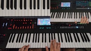 A-ha - TAKE ON ME Keyboard Cover on Roland Fantom