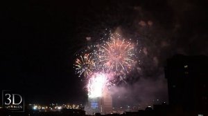 Самые яркие моменты салюта в честь юбилея города Мурманска (100 лет)