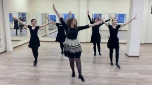 Армянский танец ШАЛАХО обучающий видео урок 1 армянский ансамбль ,,Звартноц ,,г.Москва