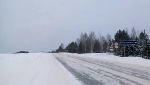 Прогулка до Игумновской зимой Тарногский район