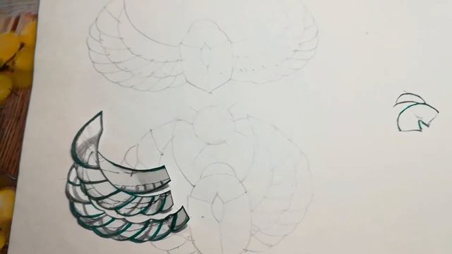 Украшение своими руками СКАРАБЕЙ/ Чистовой шаблон готов. Скоробей (часть2)