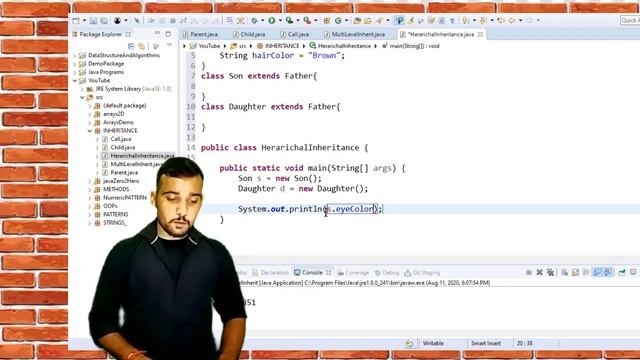 Hierarchical Inheritance in java | Coding Wallah
