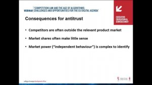 Webinar "Competition law and the age of algorithms" with Mr Andrea RENDA
