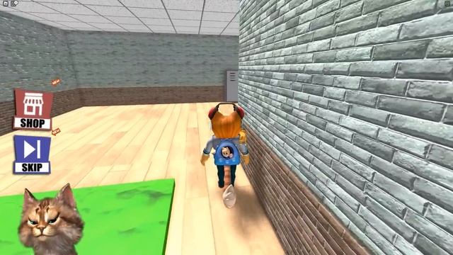 ? ПОБЕГ ИЗ ШКОЛЫ от СУМАСШЕДШЕГО УЧИТЕЛЯ в РОБЛОКС Roblox Escape School Весёлый Кот смотреть онлайн