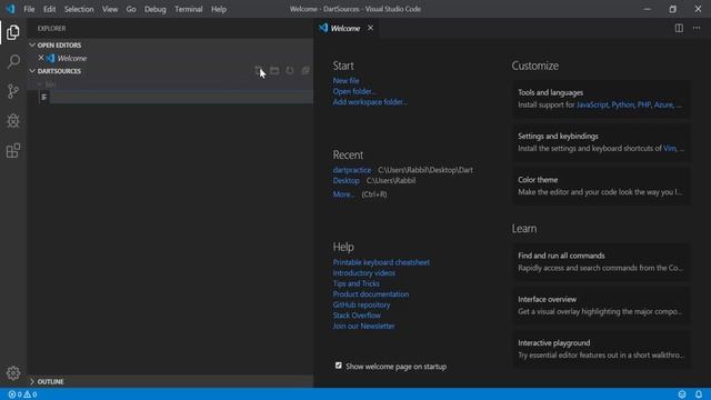 Dart Bangla Tutorial ! Part 04 Dart in Visual Studio Code