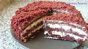 Домашний торт  с черносливом и орехами