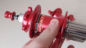 Втулки Novatec D041SB/D042SB красные! огонь!
