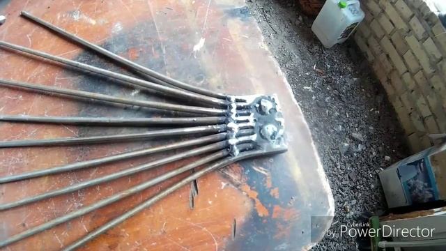 Суровые челябинские Грабли (веер) для уборки листьев / rake/ DIY