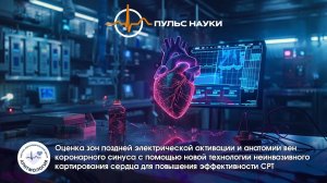 Оценка зон поздней электрической активации и анатомии вен коронарного синуса